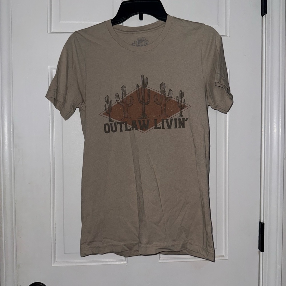 Beige Cactus Tee